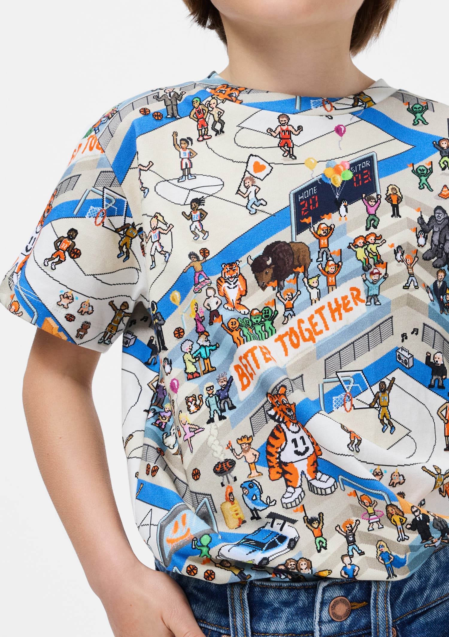Tricou Ralphie Pixel Basket — изображение 5