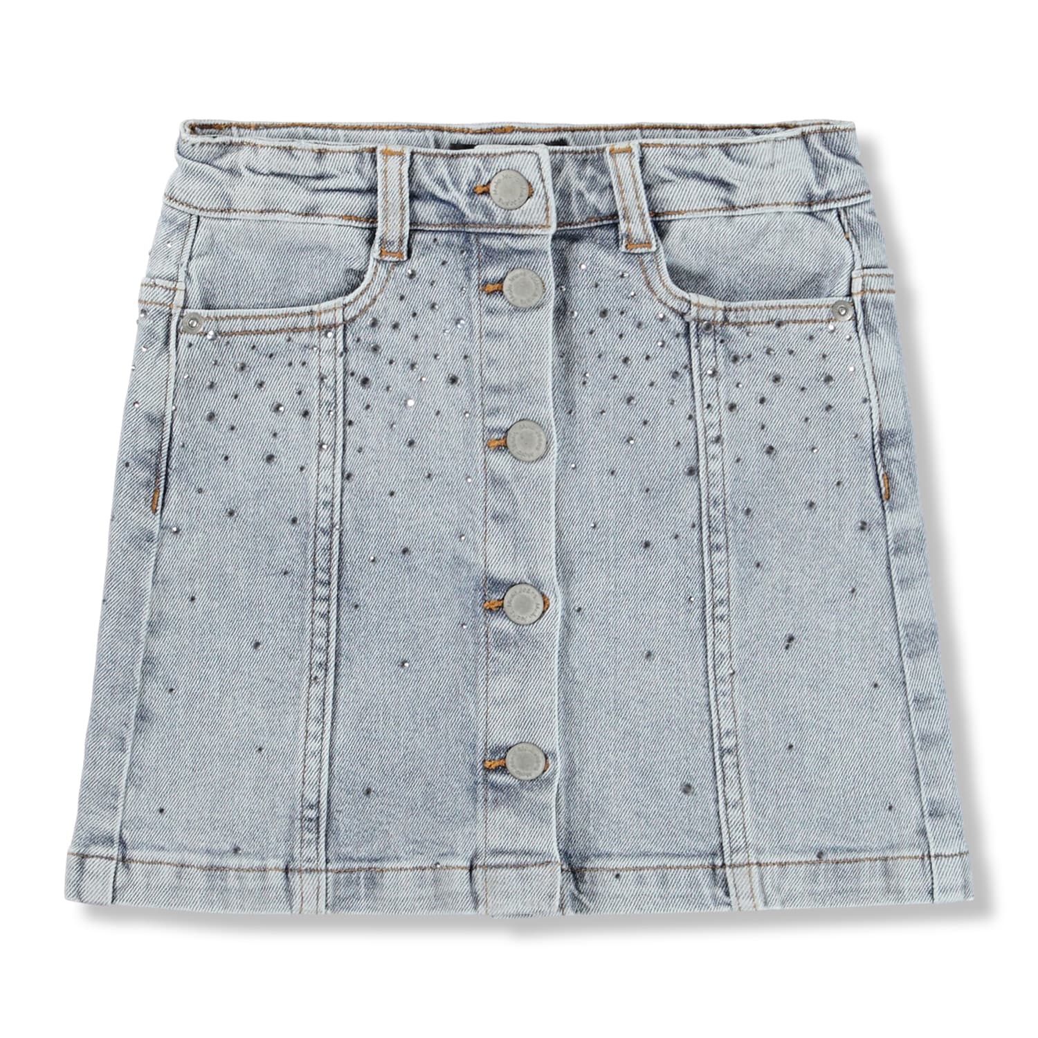 Fustǎ Bera Rhinestone Denim