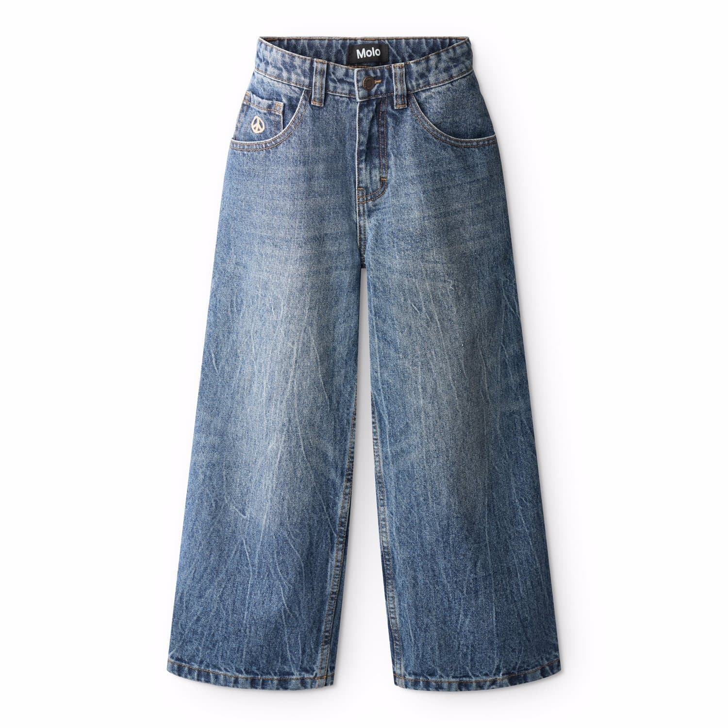Blugi Askio Creased Indigo