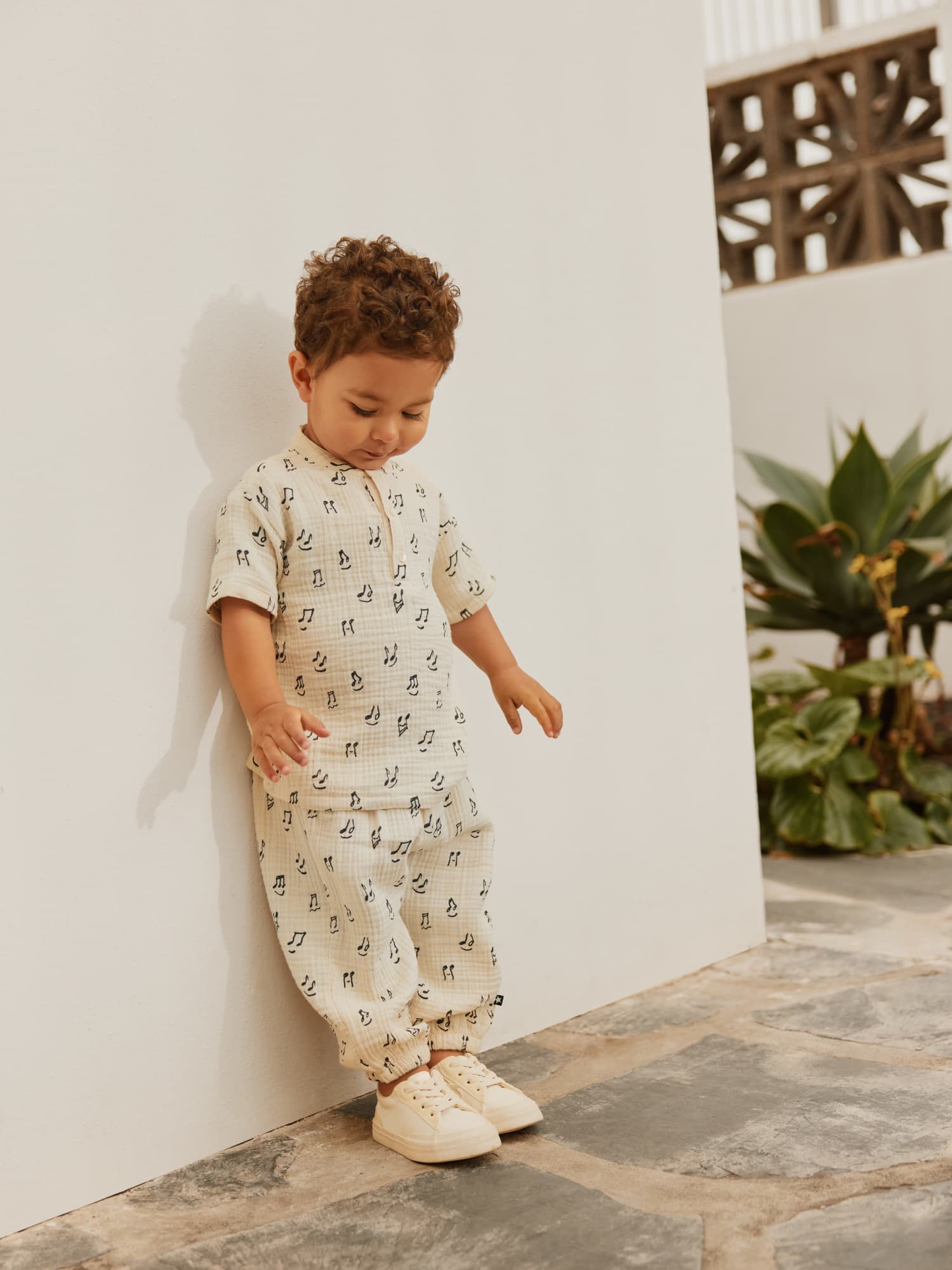Pantaloni Serene Happy Notes - imagine 4