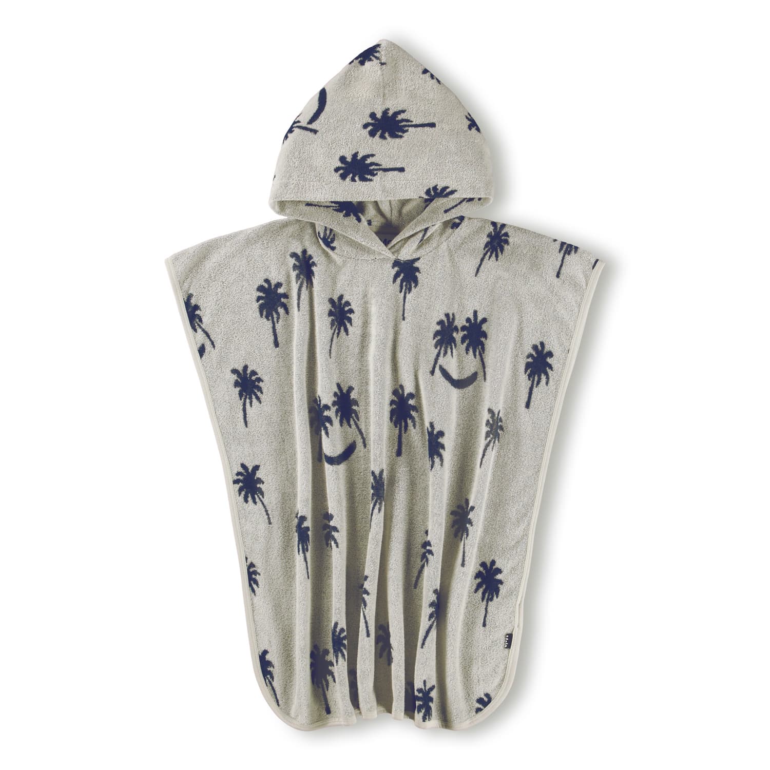 Beach Cover Up Palm Blue